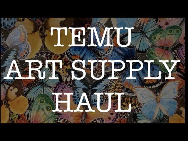 TEMU ART SUPPLY HAUL #9 (plus how to age/antique new costume gold rhinestone jewelry)