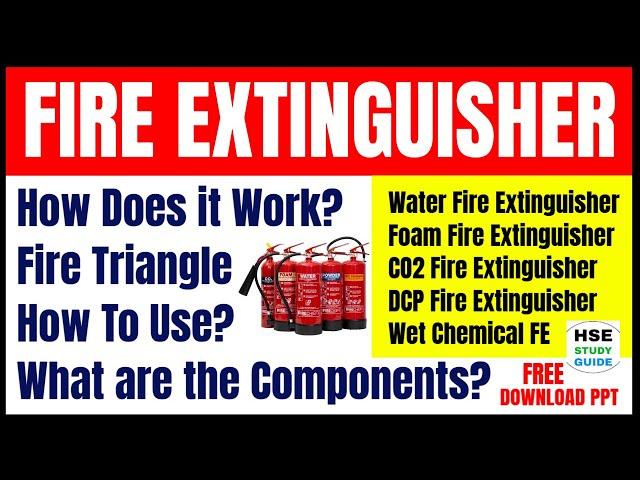 How Does a Fire Extinguisher Work? | Free Download PPT @hsestudyguide