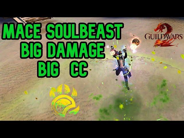 GW2 WvW - Mace Soulbeast - Insane Melee Pressure! - Complete DPS guide