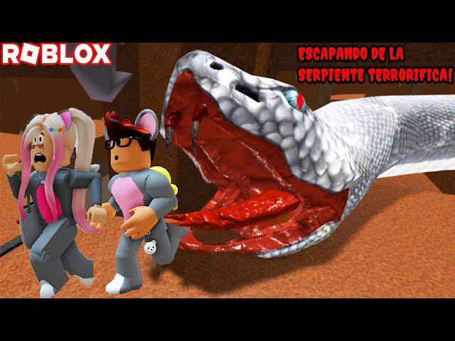 Los Ratoncitos Sam Y Gutti Perseguidos Por La Serpiente Mas Gigante Y Terrorifica De Roblox! 