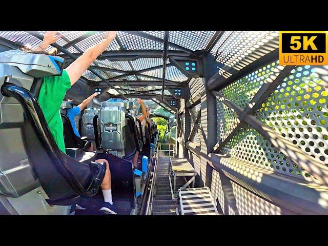 VelociCoaster POV 5K Back Row BEST COASTER IN FLORIDA? Islands Of Adventure, Orlando