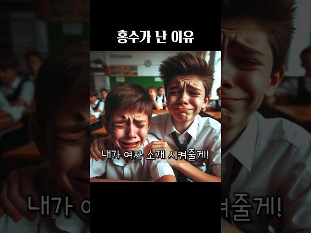 AI가 그린 홍수가 난 이유 #shorts #준희적표현