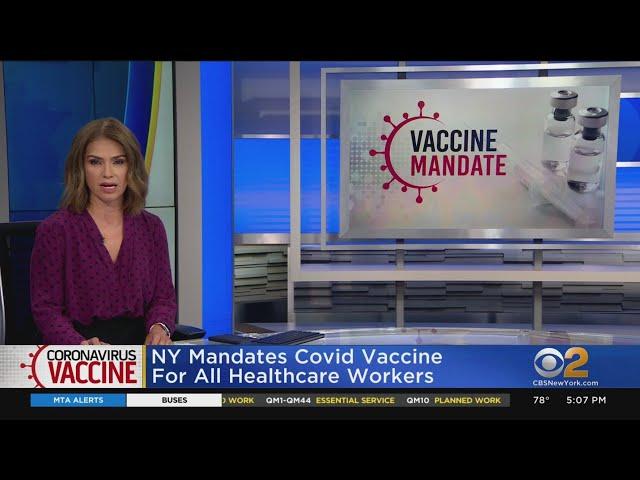 All Healthcare Workers In New York Required To Get First Dose Of COVID Vaccine By Sept. 27