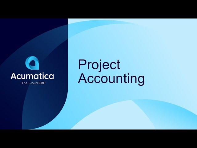 Project Accounting