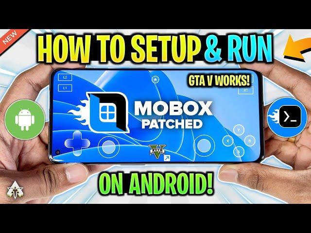 NEW  MOBOX ANDROID V1.0.0 - SETUP/BEST SETTINGS/GTA 5 GAMEPLAY | BEST WINDOWS EMULATOR!