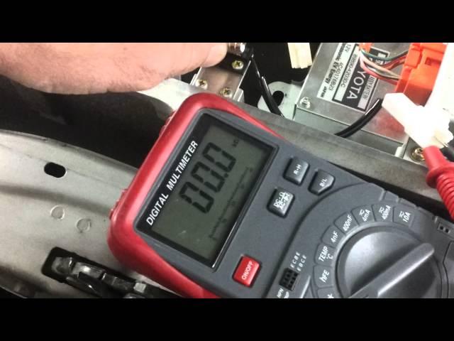 RAV4EV PCU cover reed switch sensor test