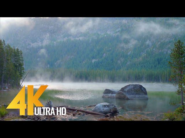 Snow Lakes Hiking. The Enchantments - 4K Nature Relax Video from Washington State