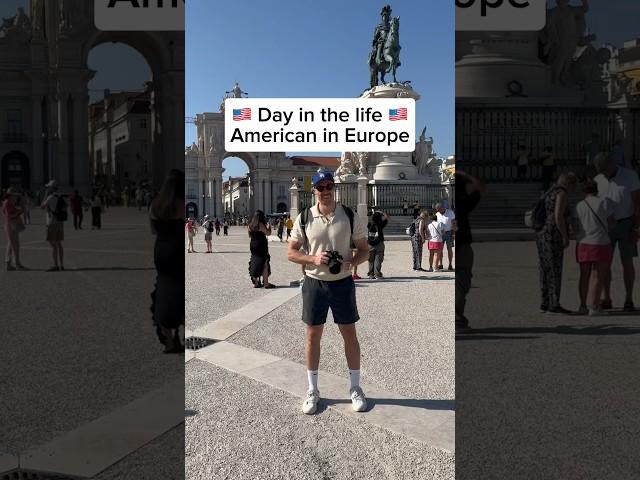 Day in the life of an American in Europe #shorts