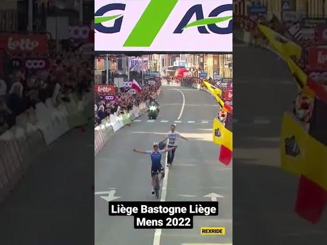  Remco Evenepoel dynamites the race | Liège Bastogne Liège  Mens Elite 2022 | #cycling  #sport