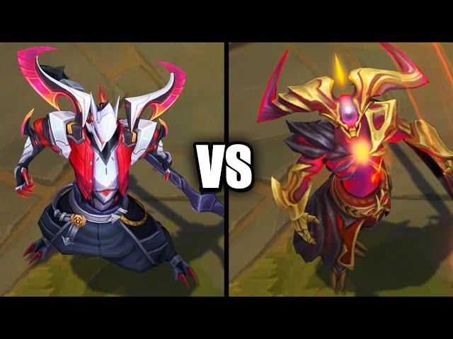 Battle Academia Kayn vs Odyssey Kayn Skins Comparison (League of Legends)