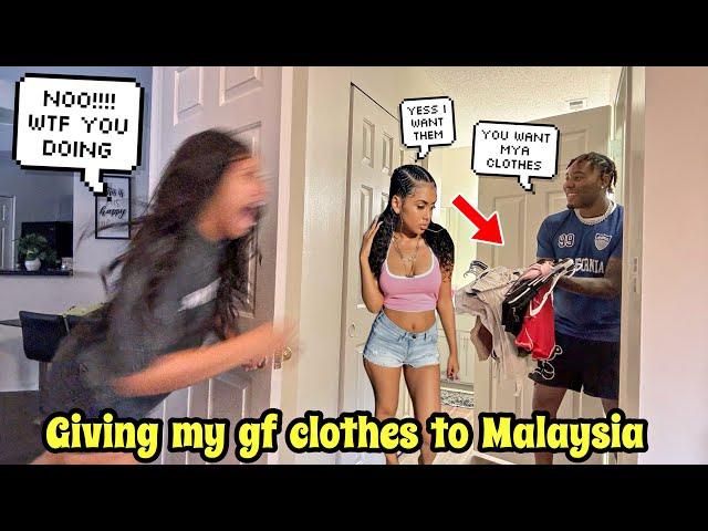 Giving Mya Clothes To Malaysia!