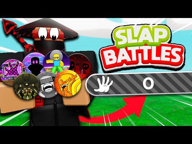 Obtaining 40 Gloves With 0 SLAPS! - Slap Battles Roblox