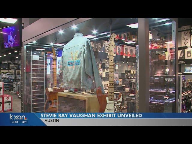 Stevie Ray Vaughan guitars and memorabilia on display Wednesday