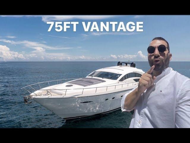 75ft Vantage luxury charter with Yachts MiamiVice