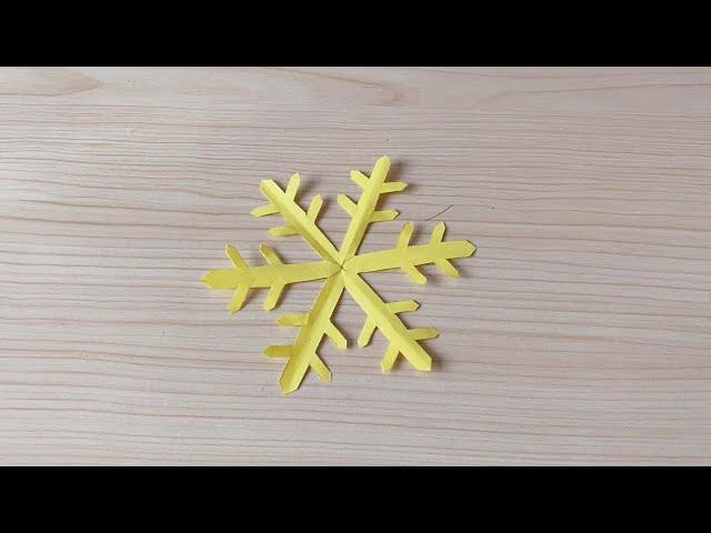 剪纸教程，雪花图案的剪纸方法！Paper cutting tutorial, snowflake pattern of paper cutting method!