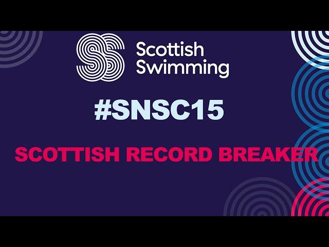 ANOTHER SCOTTISH RECORD FOR BETH JOHNSTON!  - Women's 100m Freestyle