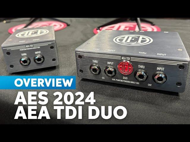 AES 2024: AEA Mono and Stereo Direct Boxes