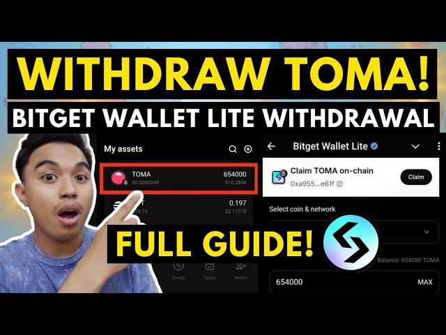 TOMARKET BITGET WALLET LITE WITHDRAWAL! HOW TO WITHDRAW TOMA TOKENS IN BITGET WALLET LITE?