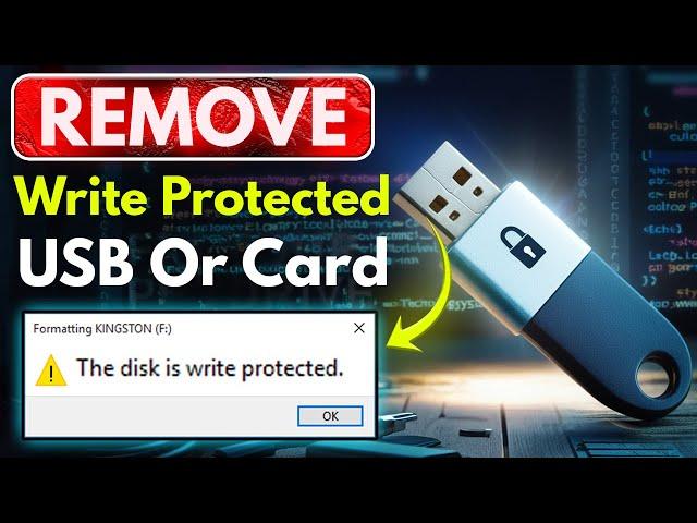 The Easy Way to Remove Write Protection From Any Device