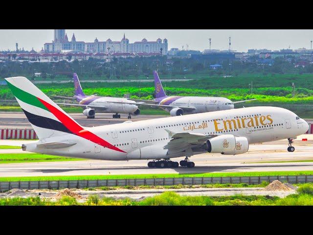 20 MINS LANDINGS & TAKEOFFS at BKK | 4K | Close Up Plane Spotting at Bangkok Suvarnabhumi (2022)