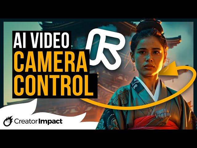 How to use Runway Gen 3 Camera Control for Better AI Videos!