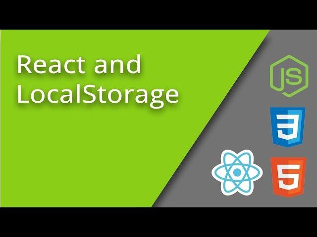 React with LocalStorage and State - Episode 23