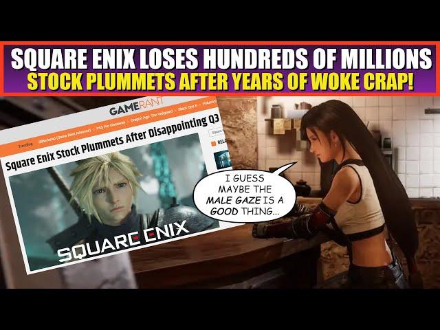 Square Enix Stock PLUMMETS After Years of Woke Content | Gamers Don't PLAY That Anymore!