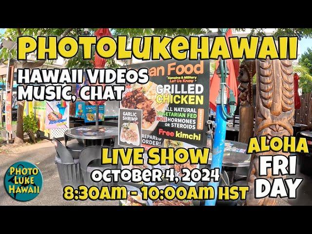 PhotoLukeHawaii October 4, 2024 830am HST Things to do in Honolulu Hawaii