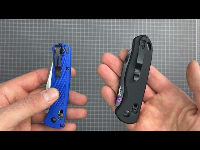 Kizer Drop Bear vs Benchmade Bugout - Two Axis/Clutch locks fight for the top EDC knife #knives