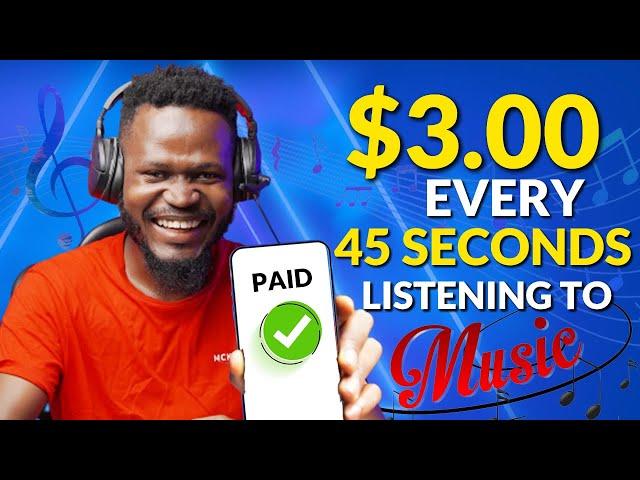 Earn $3 Every 45 Seconds Just Listening To Music on This Website | Make Money Online 2025