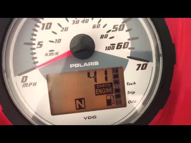 How to find your check engine error code on Polaris sportsman