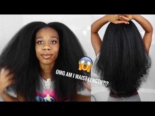 CURLY TO STRAIGHT HAIR TUTORIAL + TRIMMING TYPE 4 HAIR! | NICKYBNATURAL