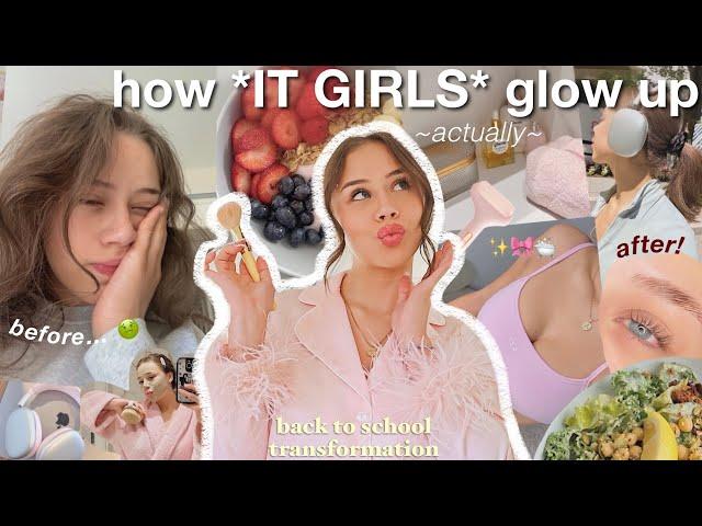 the ULTIMATE GLOW UP transformation for back to school !! beauty, skincare, self care, & body guide