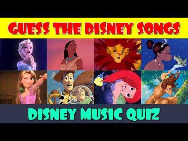 Guess the 40 Disney Songs Music Quiz