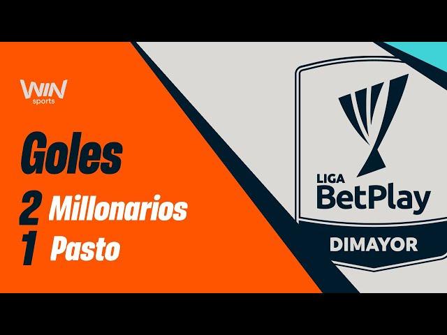 Millonarios vs. Pasto (goles) | Liga BetPlay 2024-2 | Cuadrangulares - Fecha 1