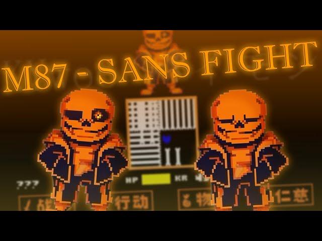 Enemy of GREEN sans. ORANGE SANS FIGHT | [No Au] M87 Sans Fight