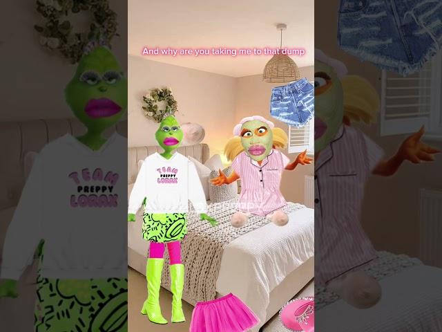 Preppy Lorax and mother grinch go to tjmax! #funny#fyp#preppy#preppylorax#blowthisup#fyp#meme