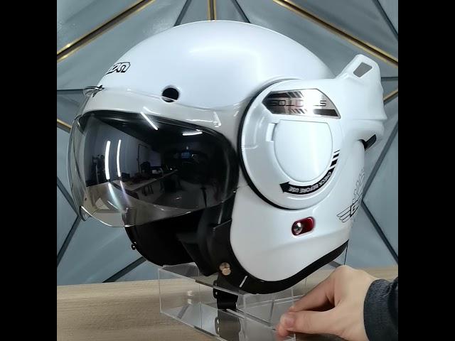 Beon 707 Helmet Stallion White, 180 Flip up, ECE