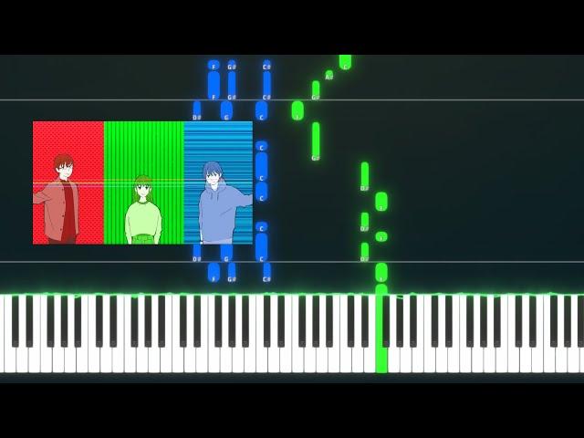 RGB | YOASOBI PIANO TUTORIAL (Sheet in the description)