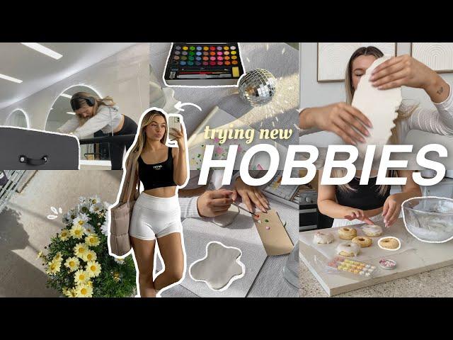 trying new HOBBIES in my 20s ( pilates, Kmart DIY kits, gardening, baking + more )