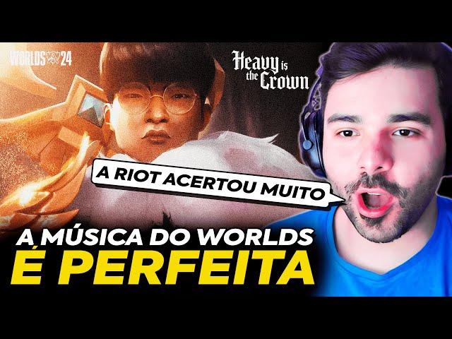  ESSA MÚSICA É UMA DAS MELHORES DE TODOS OS WORLDS! MINERVA REAGE A: "HEAVY IS THE CROWN"'