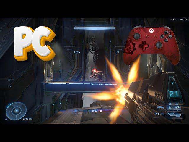 Halo Infinite Multiplayer Gameplay (PC) [120FPS] Wireless Controller Xbox One