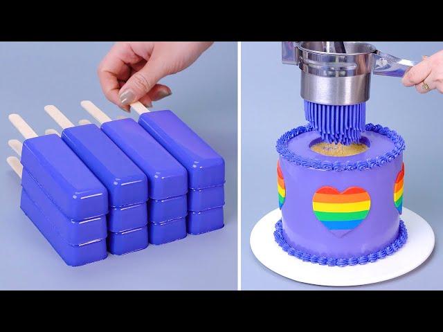  Coolest PURPLE Chocolate Cake Decorating | So Yummy Dessert Idea | Homemade Cake Decoration #2