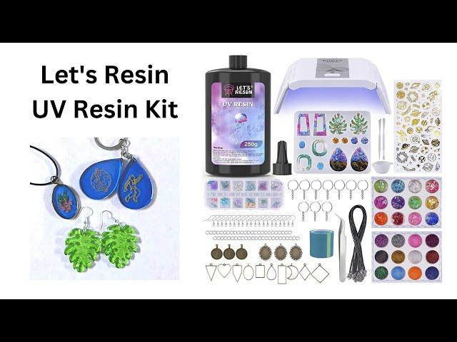 Let's Resin UV resin starter kit with light | Great for Beginners