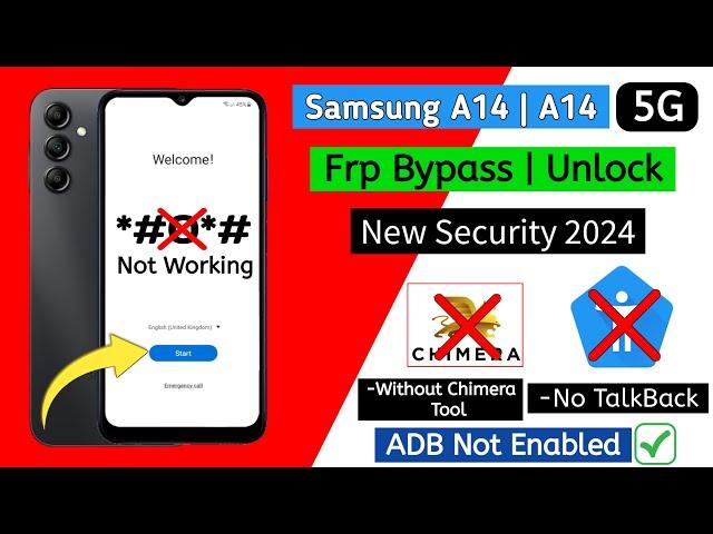 Samsung A14 & A14 5G FRP Bypass 2024 | No Talkback | ADB Enable Fail | Complete Step-by-Step Guide