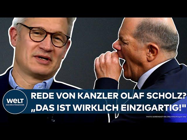 AMPEL-AUS: Rede von Kanzler Olaf Scholz? "Das ist wirklich einzigartig!" - Ulf Poschardt