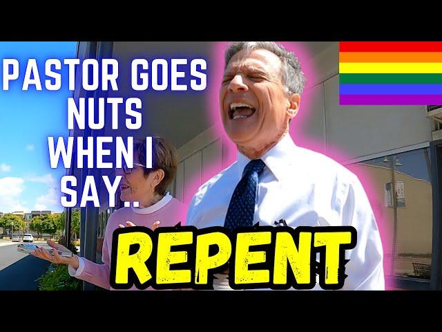 Affirming Pastor  can't stand the word "REPENT"