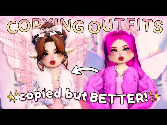 COPYING OUTFITS but Making Them *BETTER* in DRESS TO IMPRESS!  | Roblox