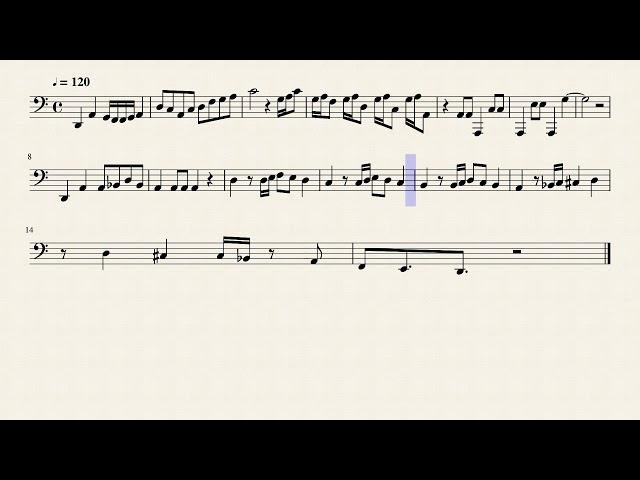 Tuba Solo by Alexander Coles