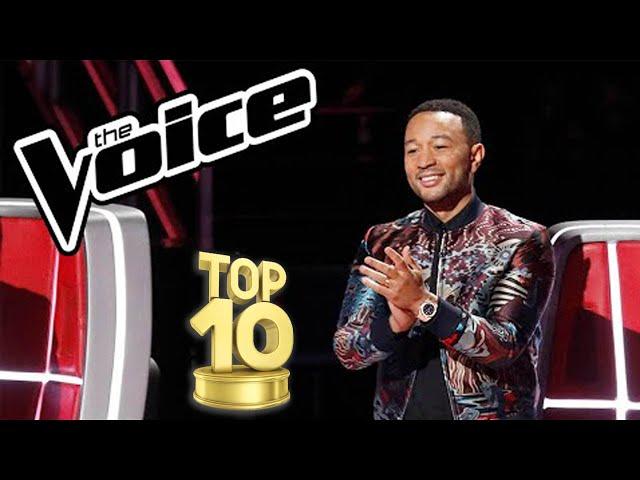 THE VOICE USA!  TOP 10 MALE BLIND AUDITIONS OF ALL TIME!!!!